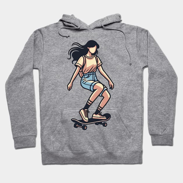 Skater Girl Hoodie by Green Dreads